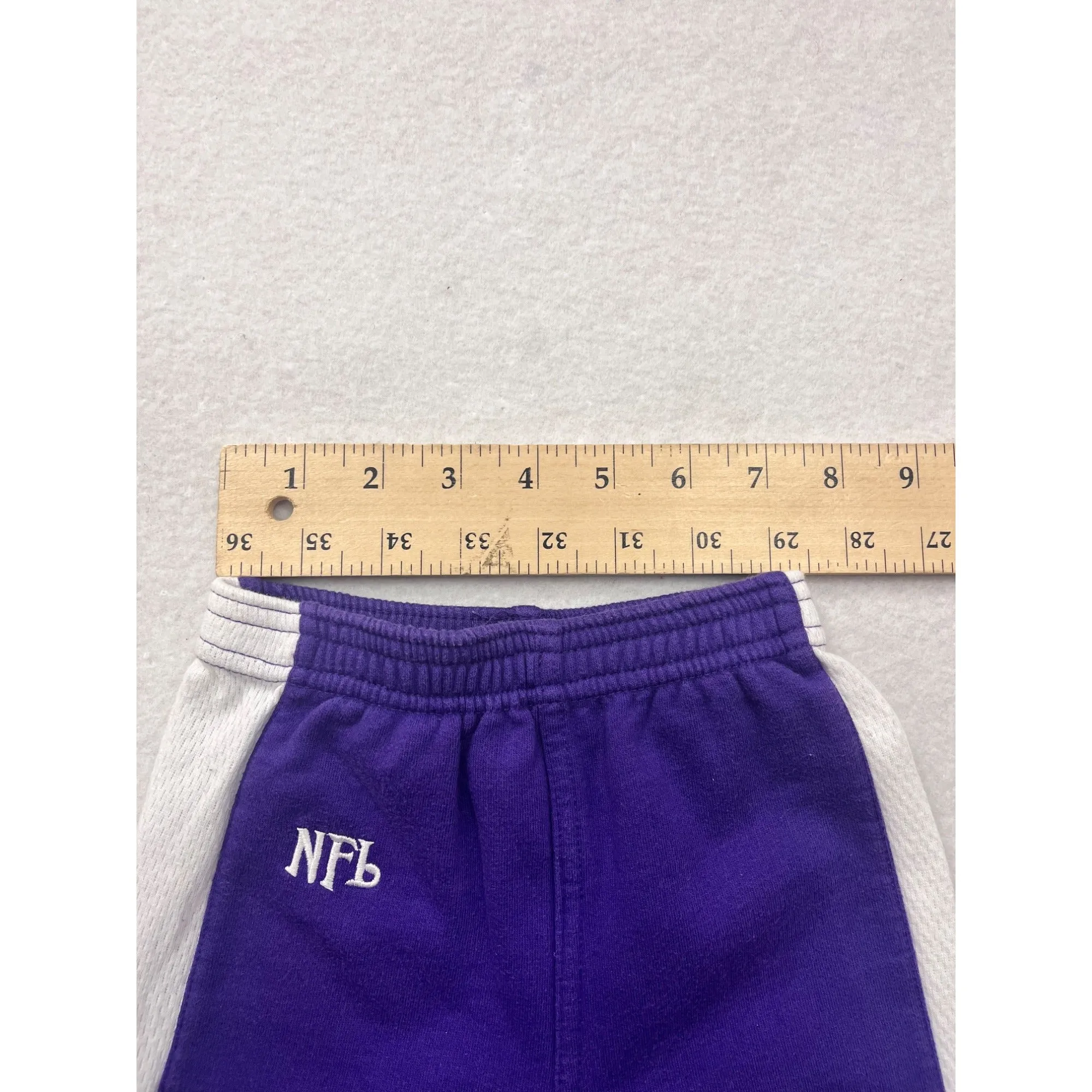 Minnesota Vikings NFL Baby Purple & White Sweatpants 6-9M #6447