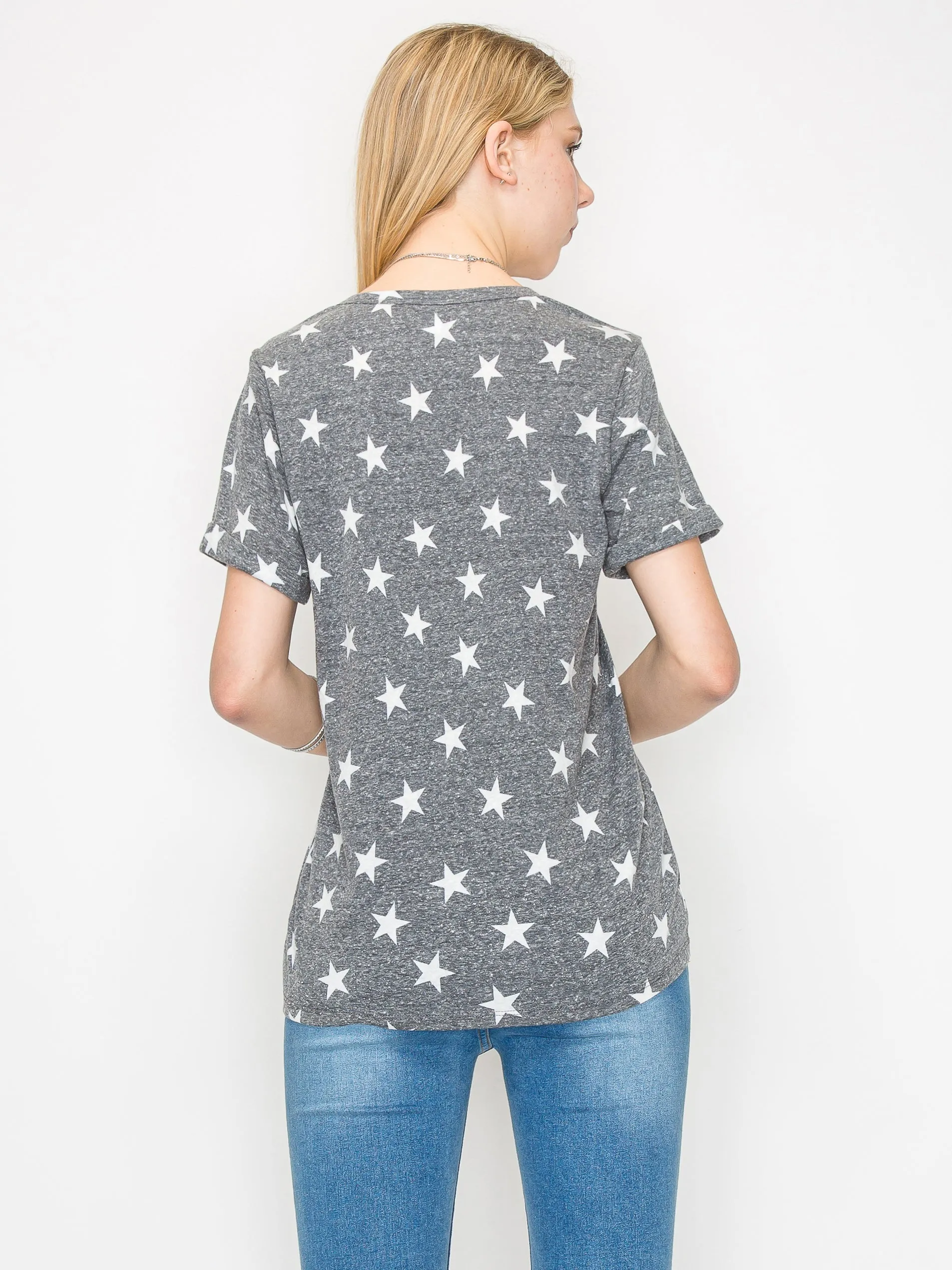 MINT PLUS PINK Womens Short Sleeve V Neck Tops Casual Blouses and Basic Tee T-Shirts