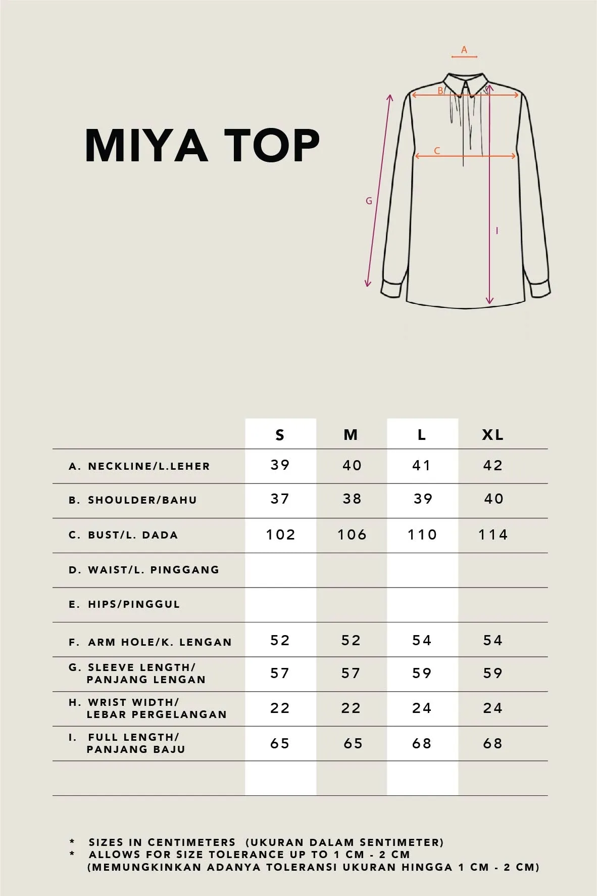 MIYA TOP PLAIN SAGE