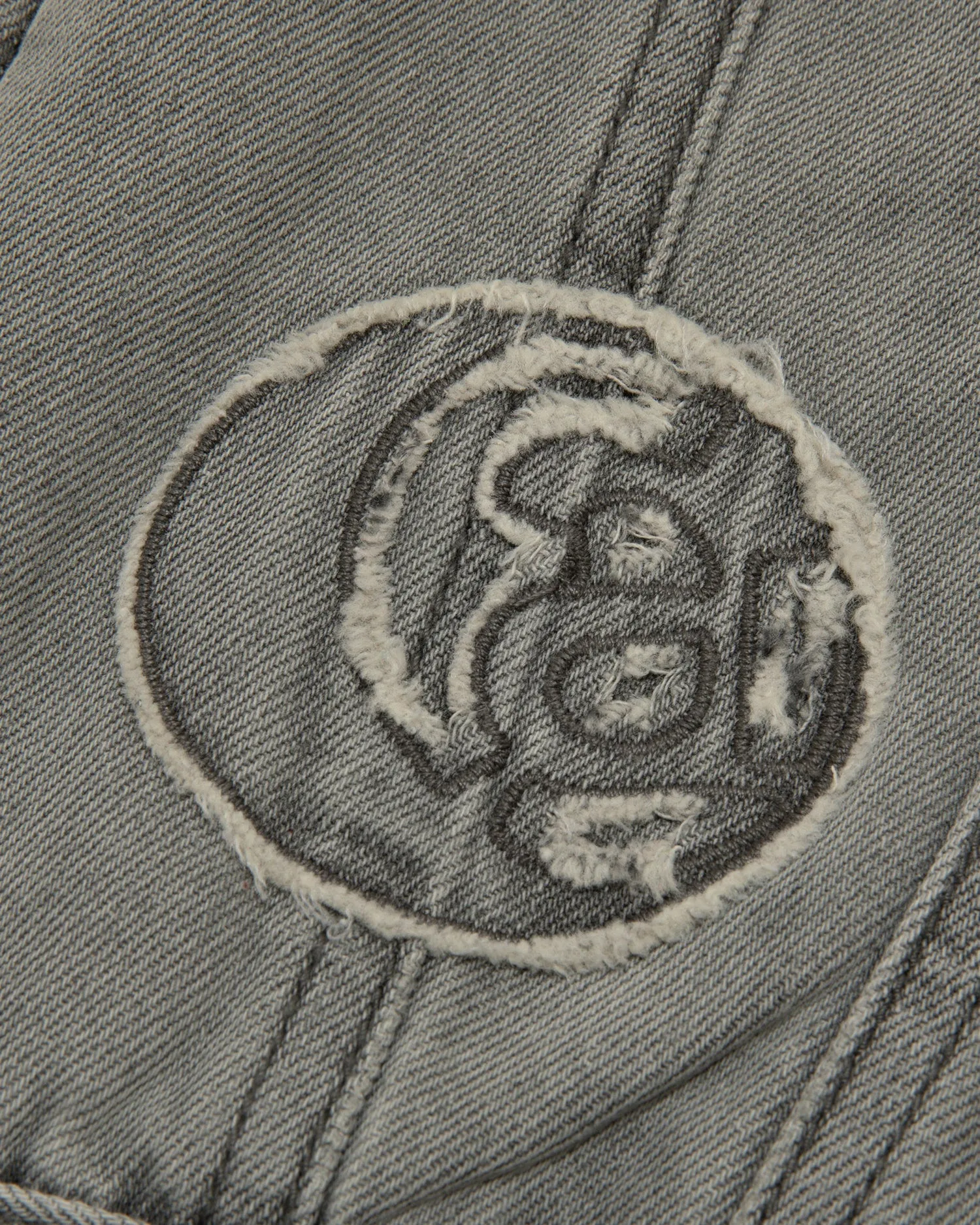 Moonface logo denim jacket