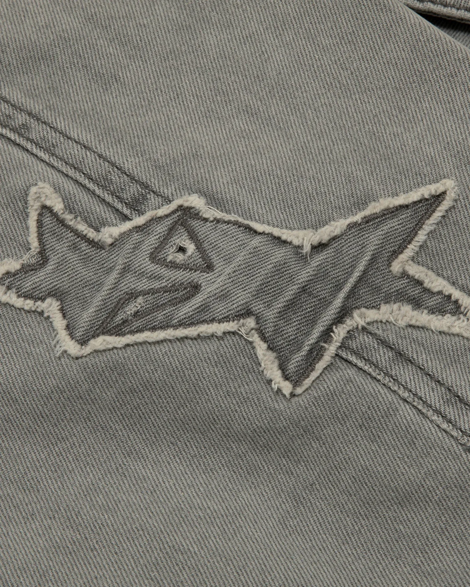 Moonface logo denim jacket