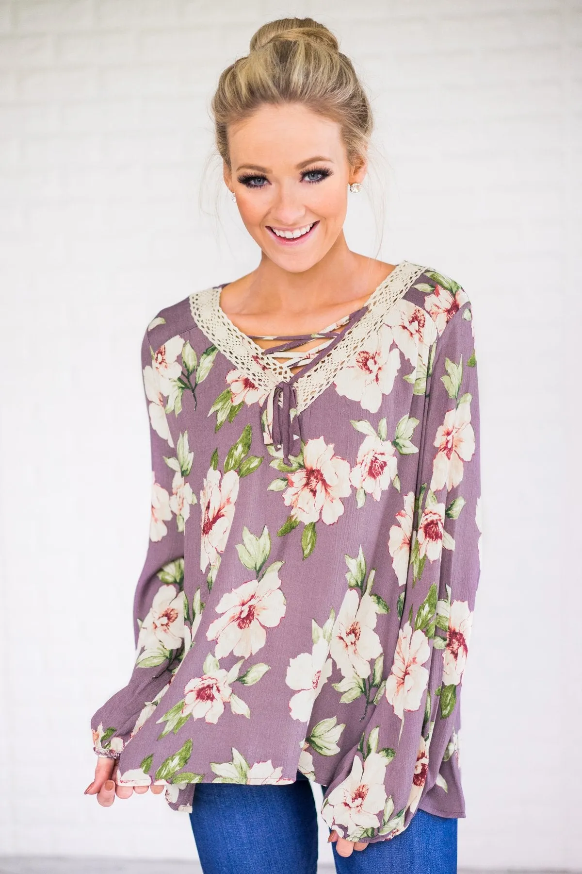 My Happy Ending Floral Top