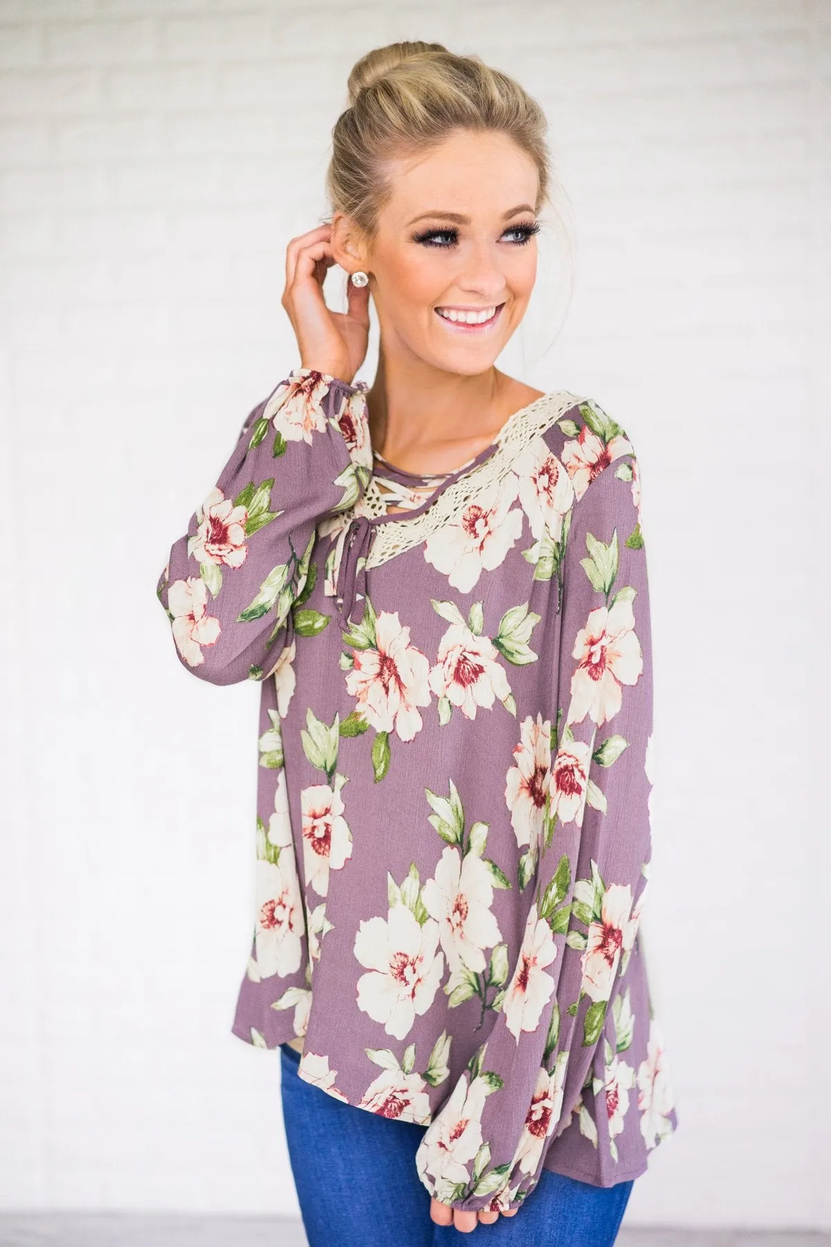 My Happy Ending Floral Top