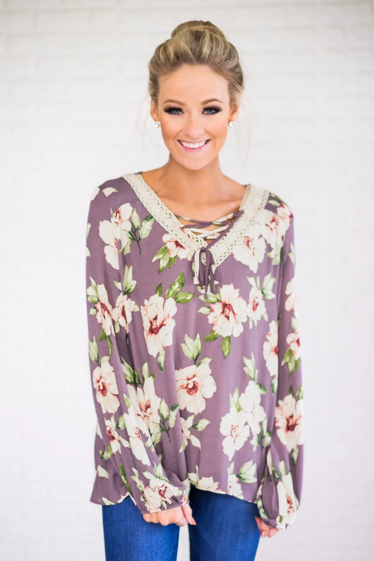 My Happy Ending Floral Top
