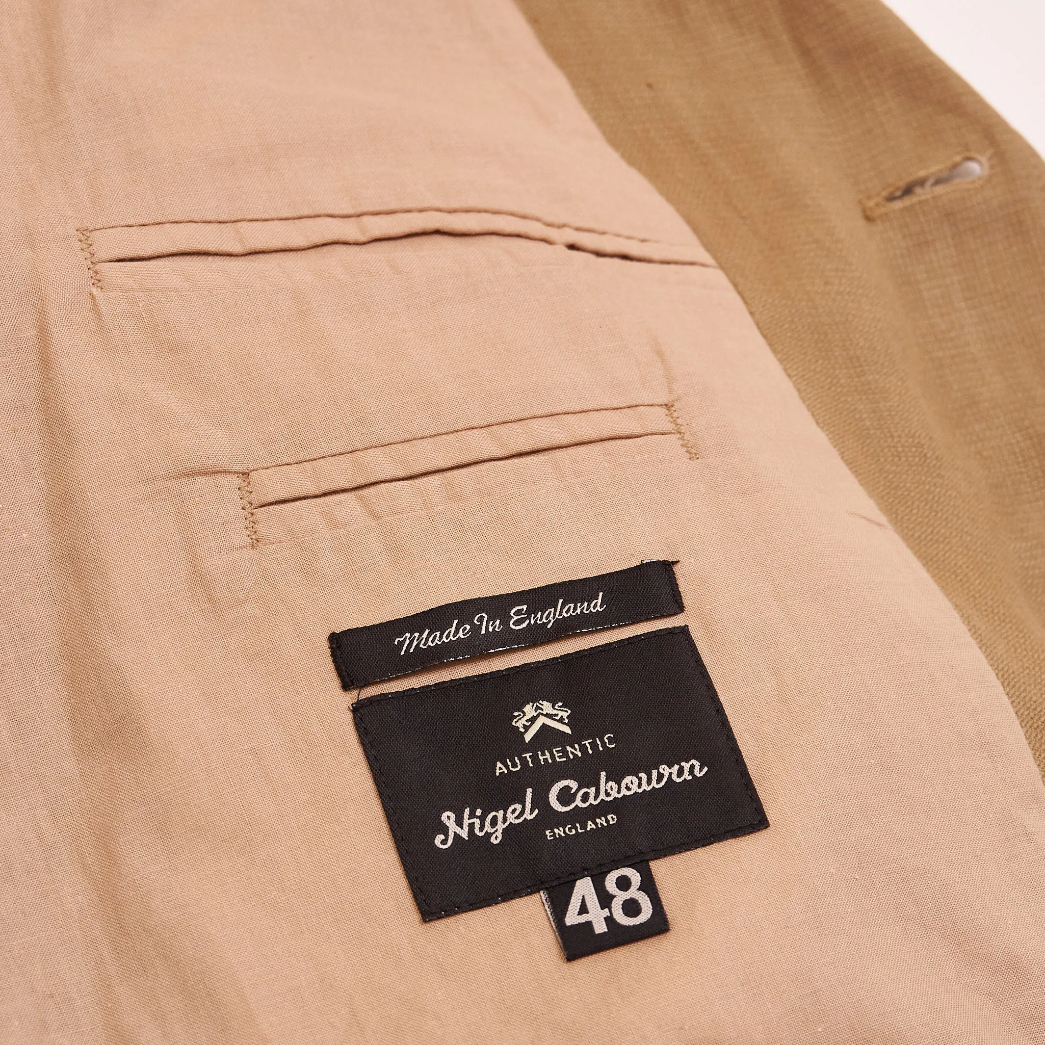 Nigel Cabourn Basketweave Linen Blazer