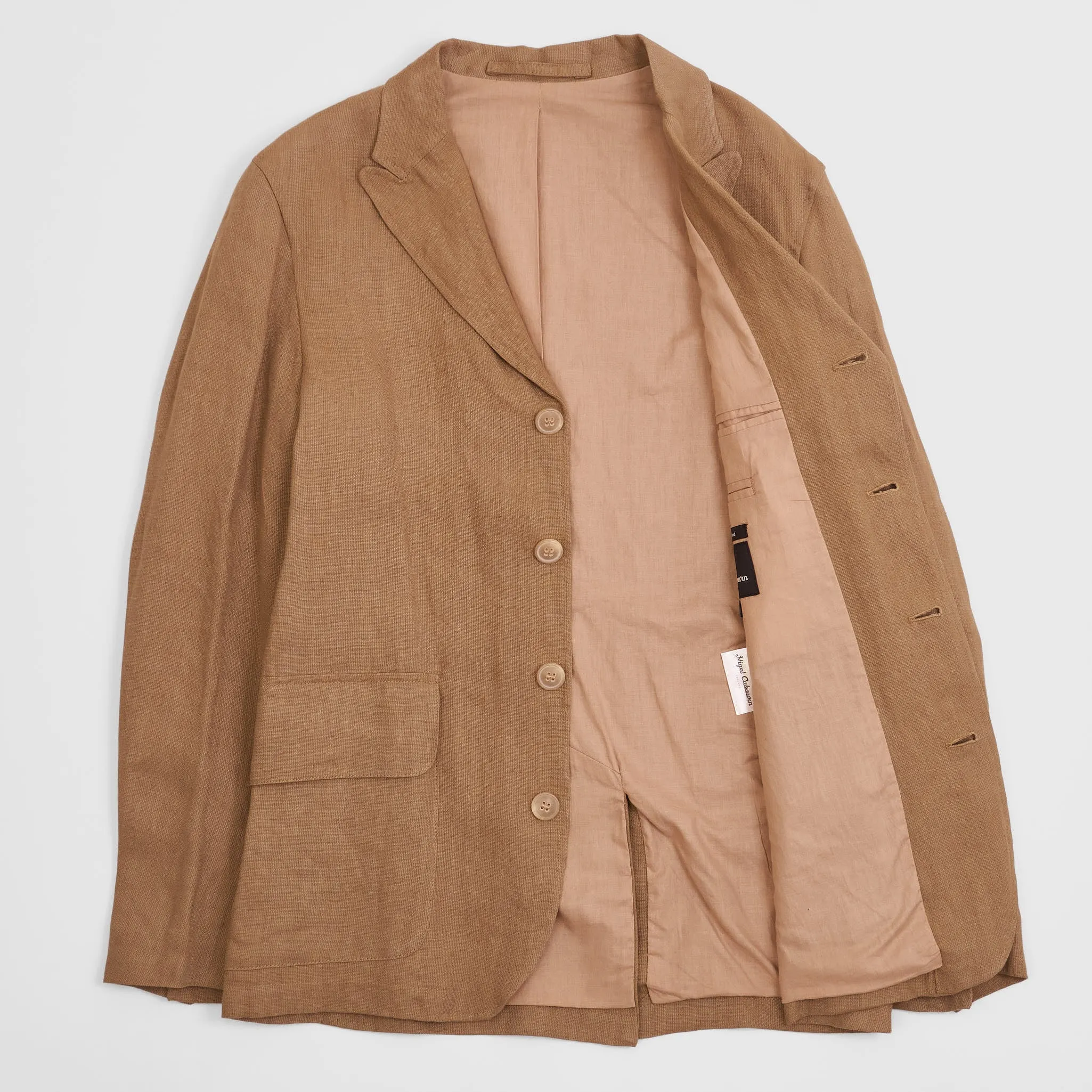 Nigel Cabourn Basketweave Linen Blazer