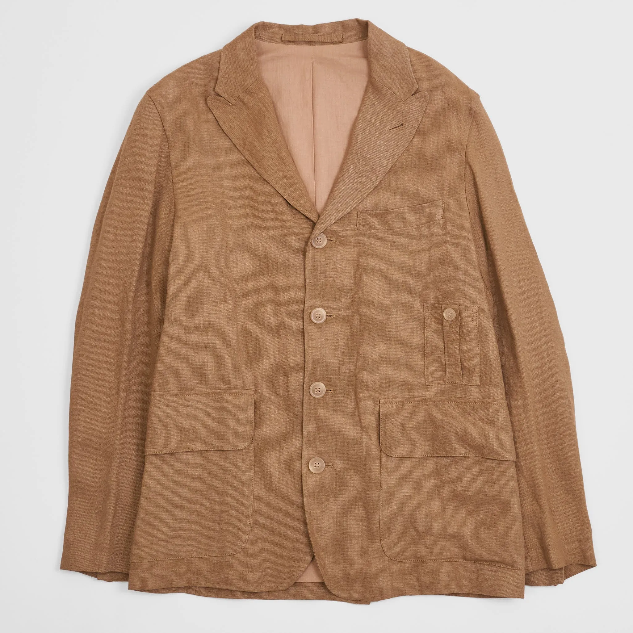 Nigel Cabourn Basketweave Linen Blazer