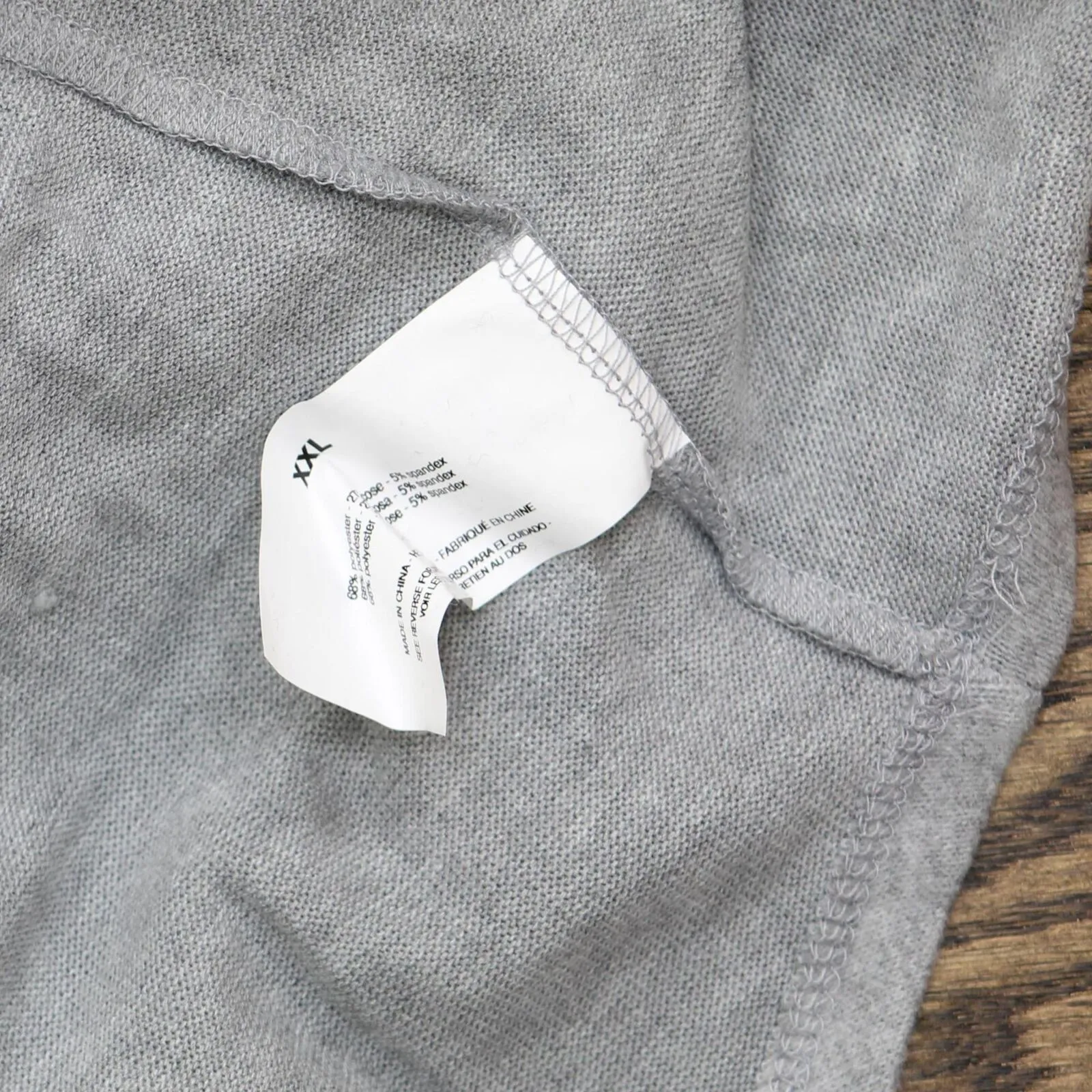Nine West Women's Long Sleeve Soft Top 16792efc4f0677 Heather Gray 2XL