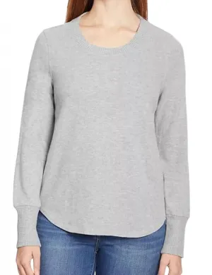 Nine West Women's Long Sleeve Soft Top 16792efc4f0677 Heather Gray 2XL