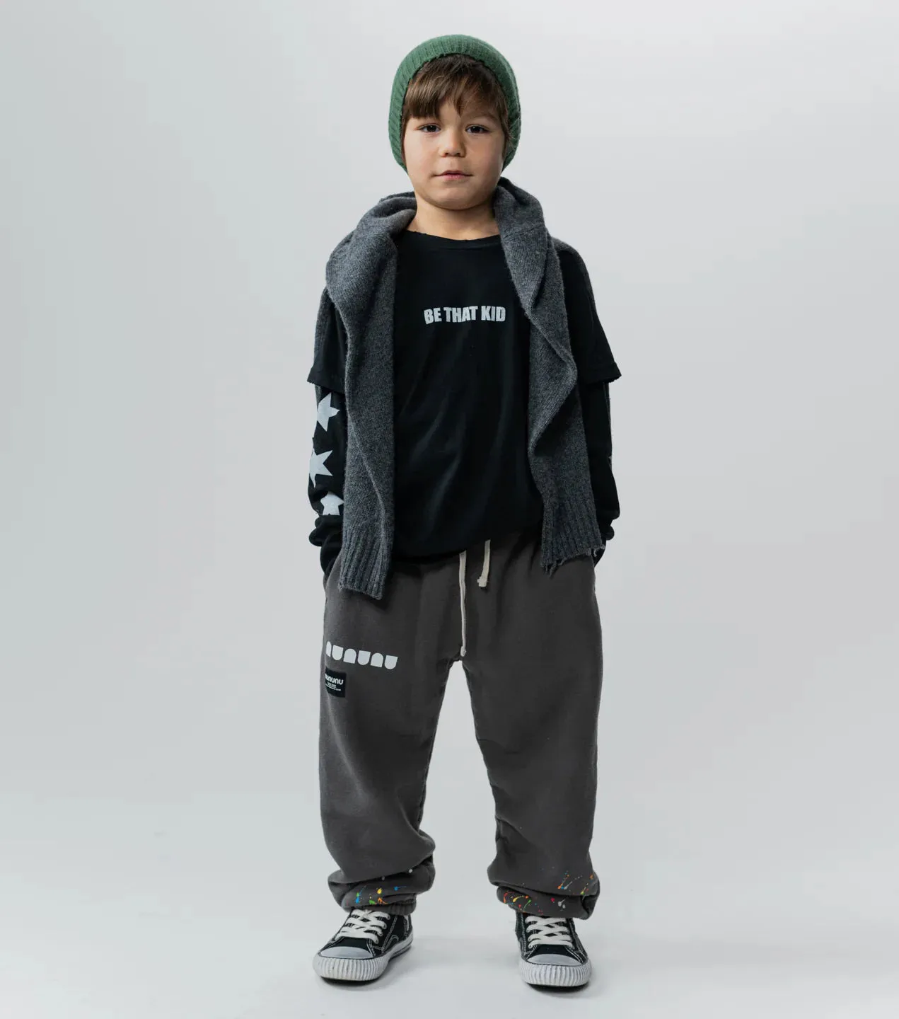 nununu- Splash Of Color Sweatpants (graphite)