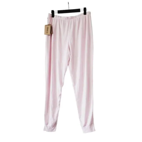 NWT Born Soft Blush Pink Tapered Lounge Drawstring Jogger Pajama Pants XL