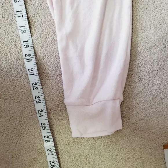 NWT Born Soft Blush Pink Tapered Lounge Drawstring Jogger Pajama Pants XL