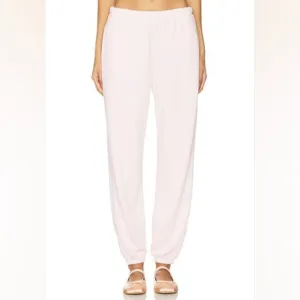 NWT Born Soft Blush Pink Tapered Lounge Drawstring Jogger Pajama Pants XL
