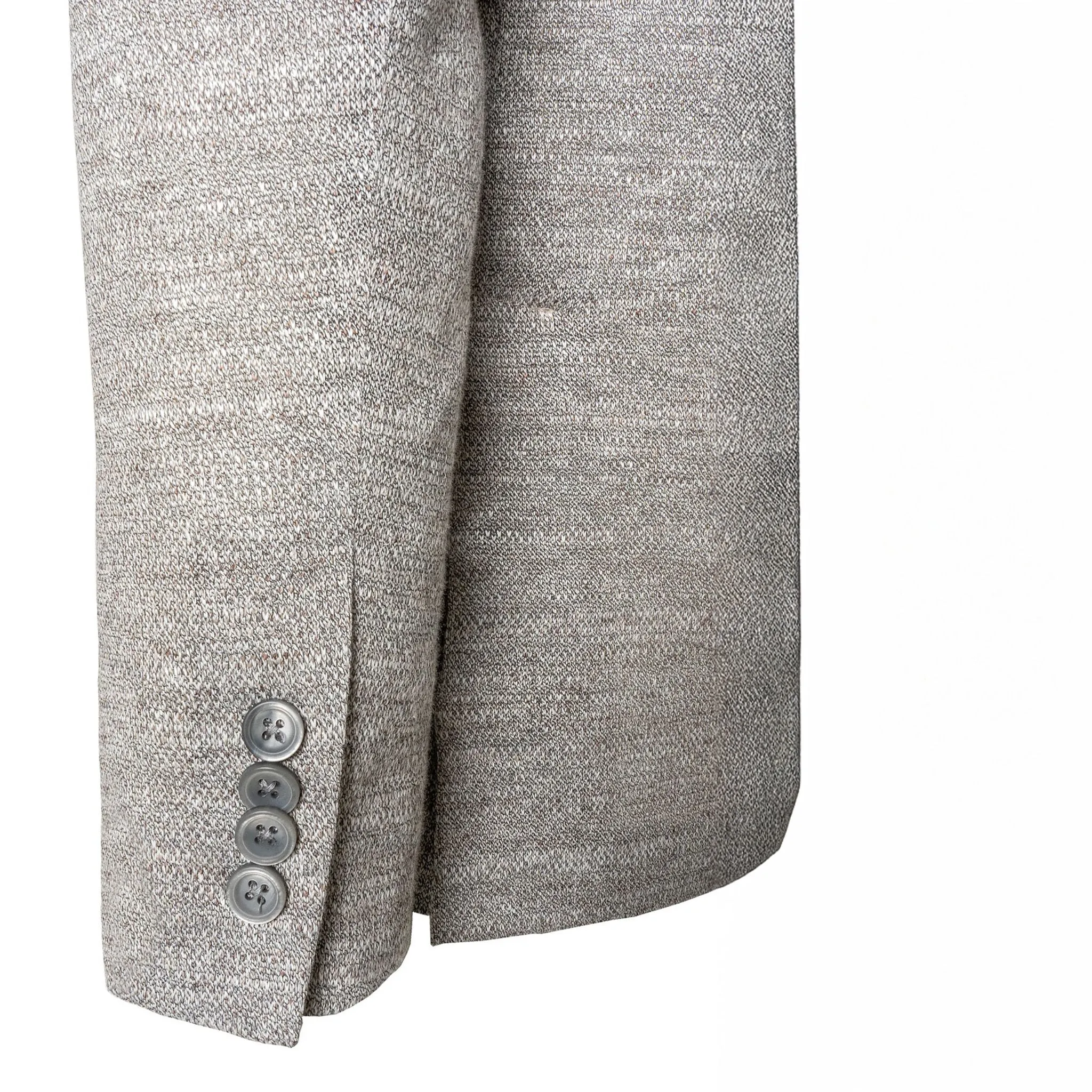Oatmeal Mouliné Hampton Contemporary Fit Linen Knit Sport Jacket - Jack Victor