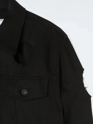 Off-White Meteor Slim Denim Jacket Black