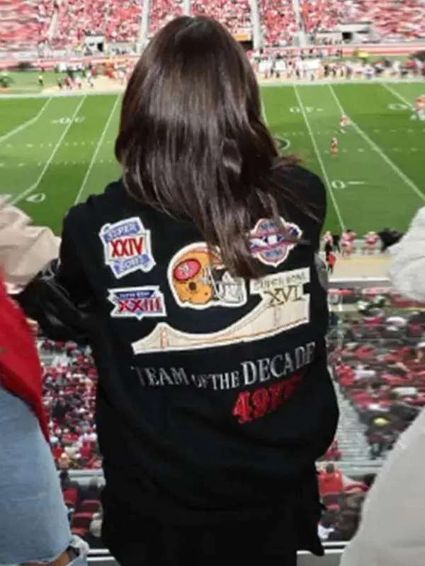 Olivia Culpo San Francisco 49ers Bomber Jacket