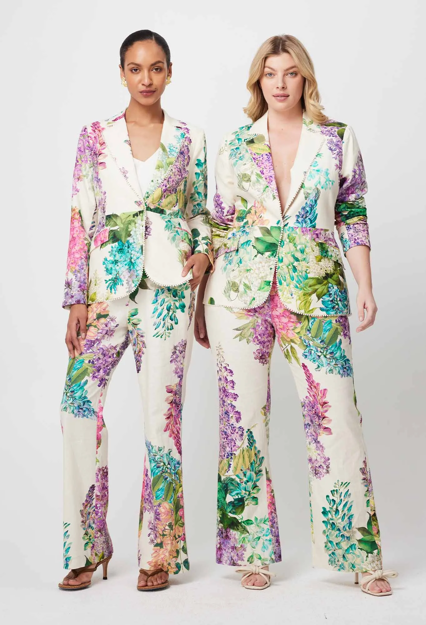 Once Was | Bahia Lace Trim Blazer