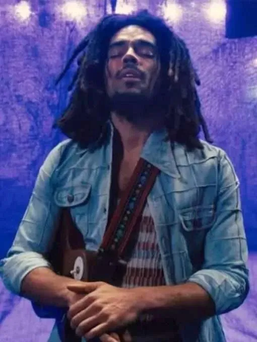 One Love 2024 Bob Marley Denim Jacket