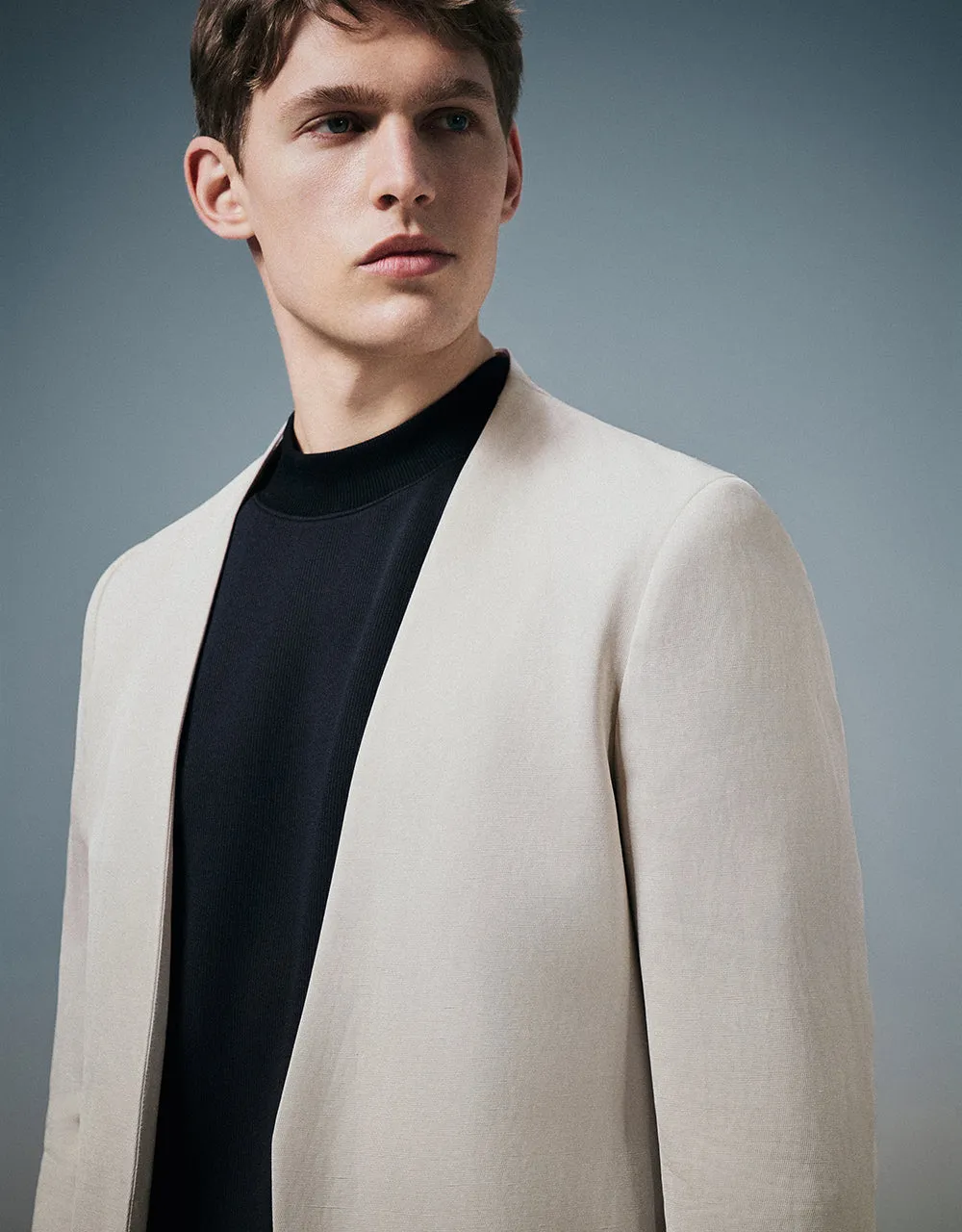 Open Collar Blazers