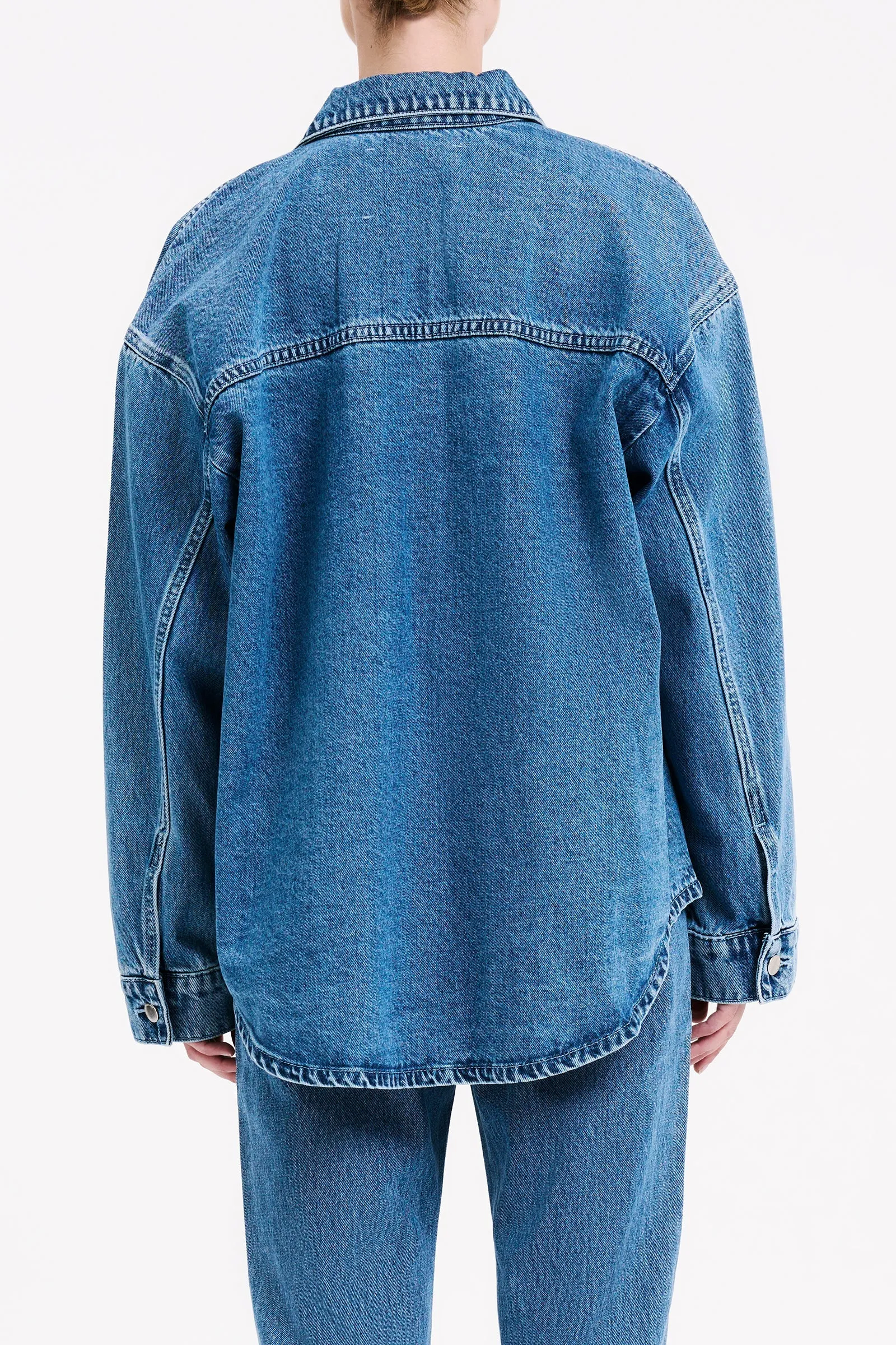 Organic Denim Jacket Mid Wash
