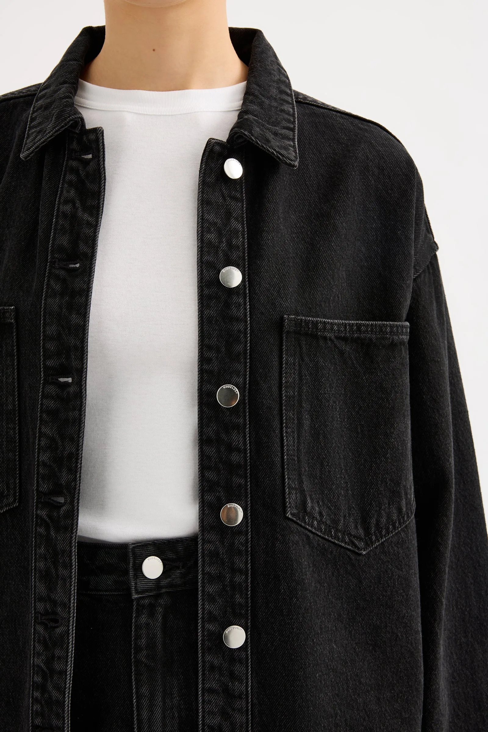 ORGANIC DENIM OVERSHIRT