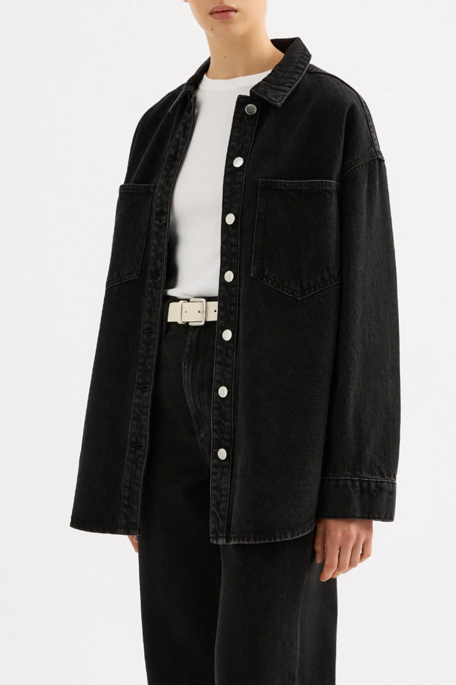 ORGANIC DENIM OVERSHIRT