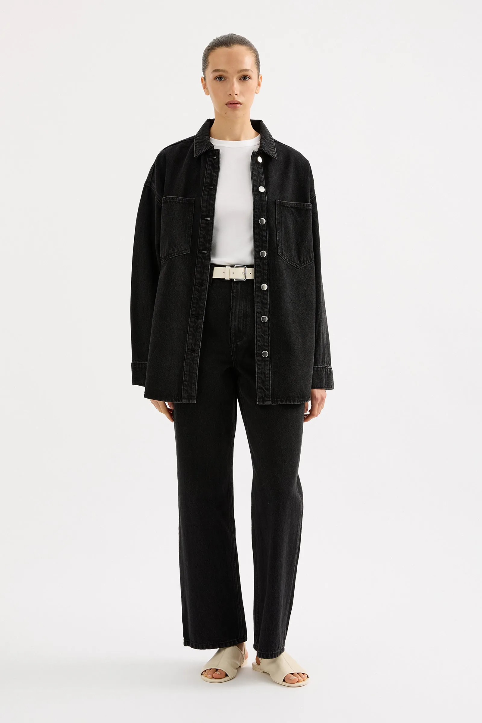 ORGANIC DENIM OVERSHIRT