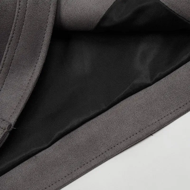 Oversized Zip-Up Denim Jacket for Y2K Streetwear Style