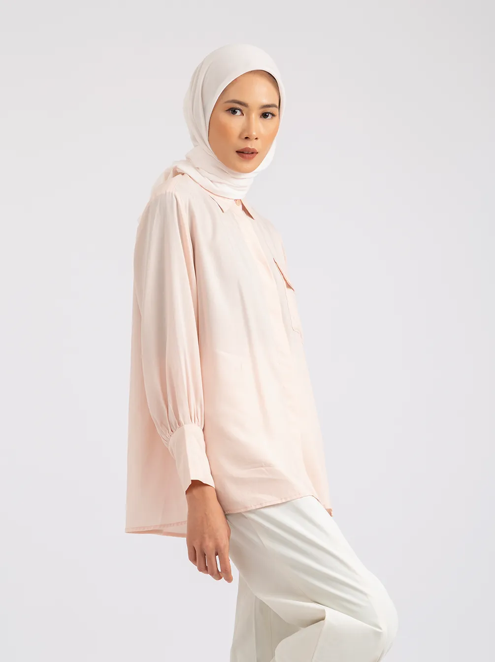 OVY TOP PLAIN BLUSH