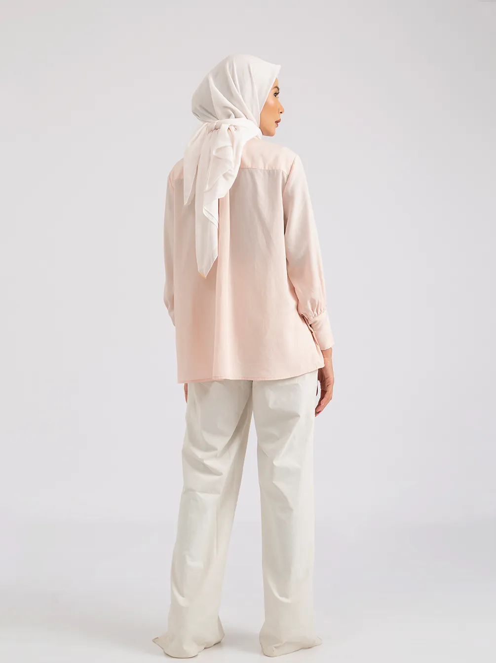 OVY TOP PLAIN BLUSH