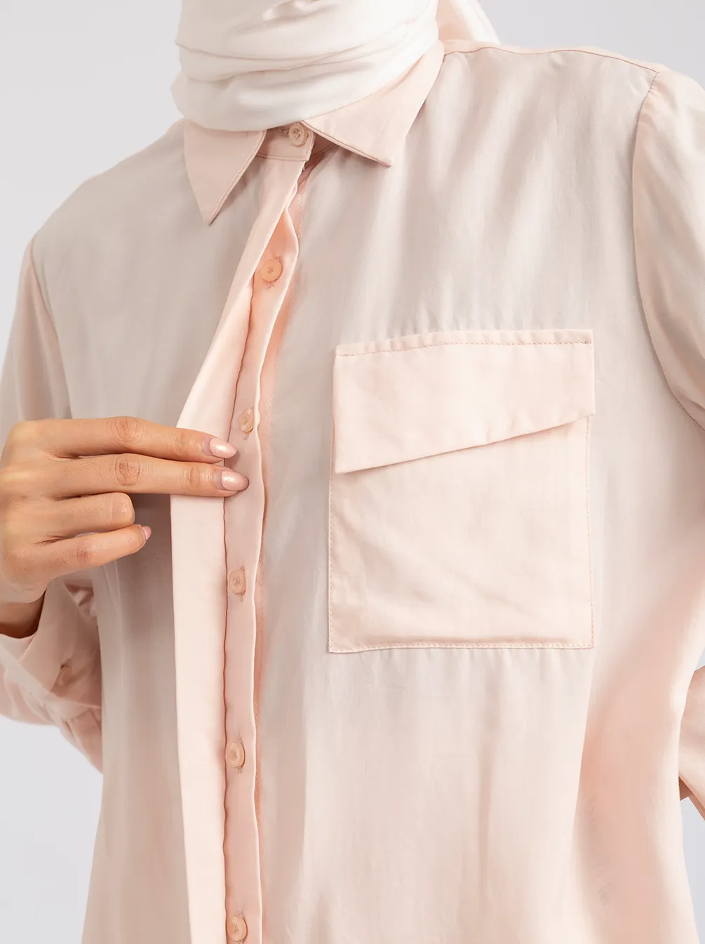 OVY TOP PLAIN BLUSH