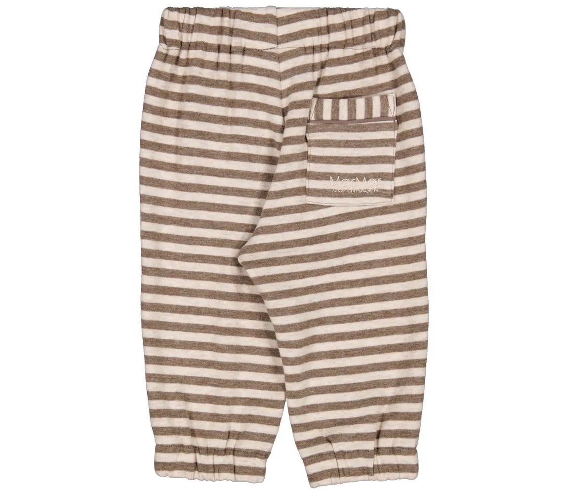 Pako B, Pants - Brown stripe Mel.