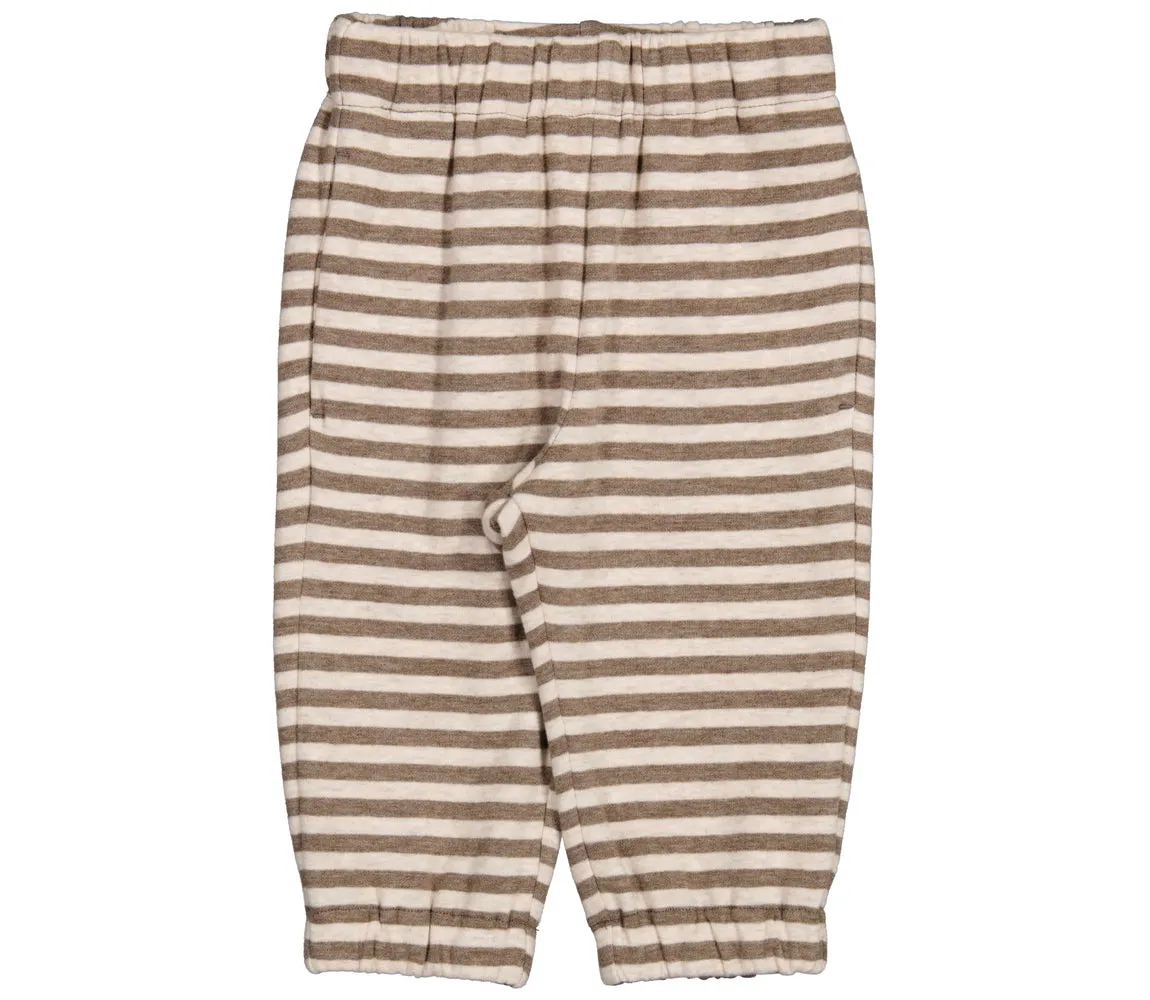 Pako B, Pants - Brown stripe Mel.