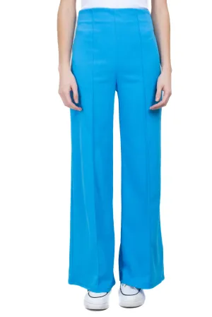 Pantalón Wide Leg Cintura Alta Costuras