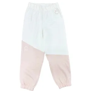 Paper Flower Smile Color Block Pants