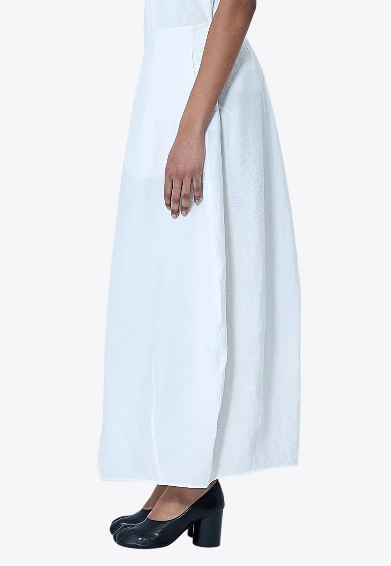Parachute A-Line Maxi Skirt