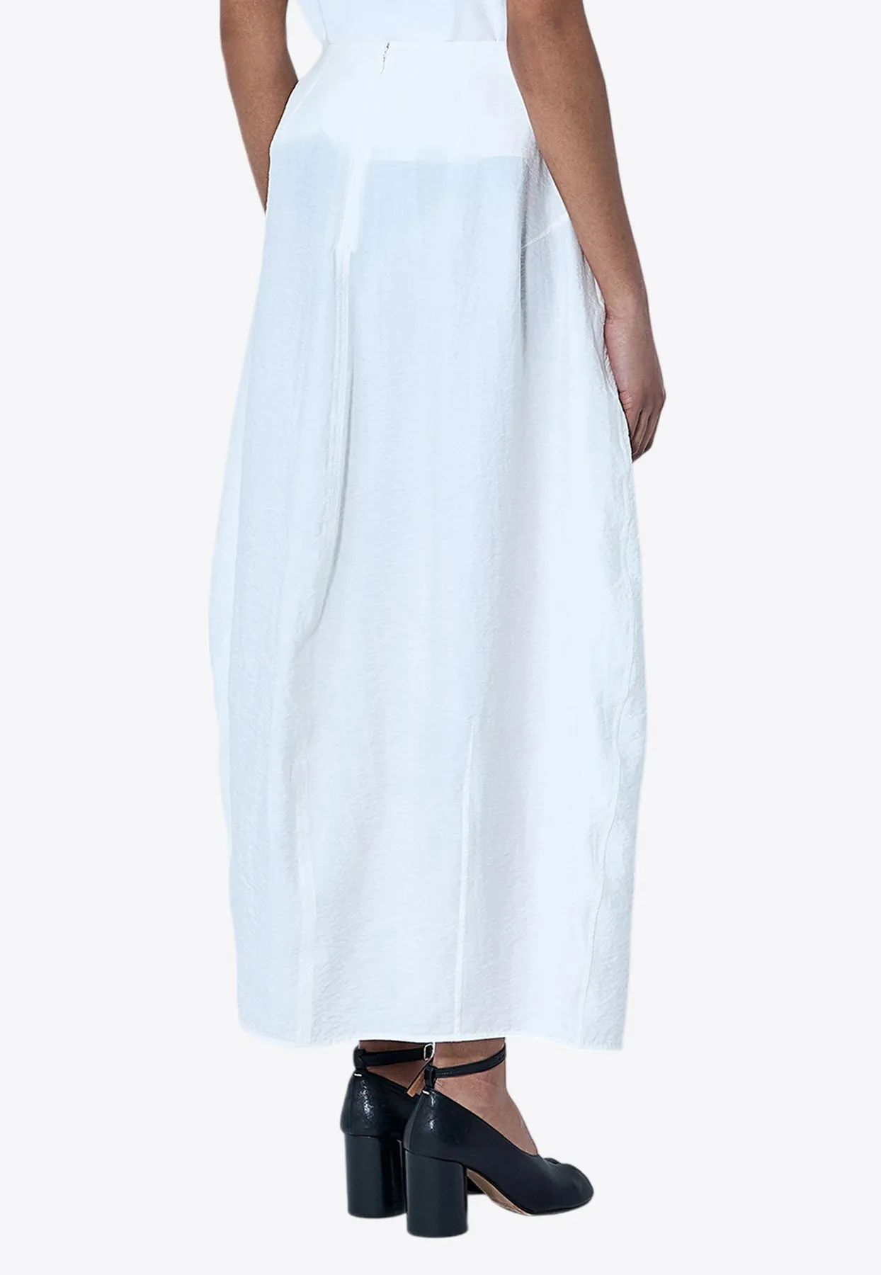 Parachute A-Line Maxi Skirt