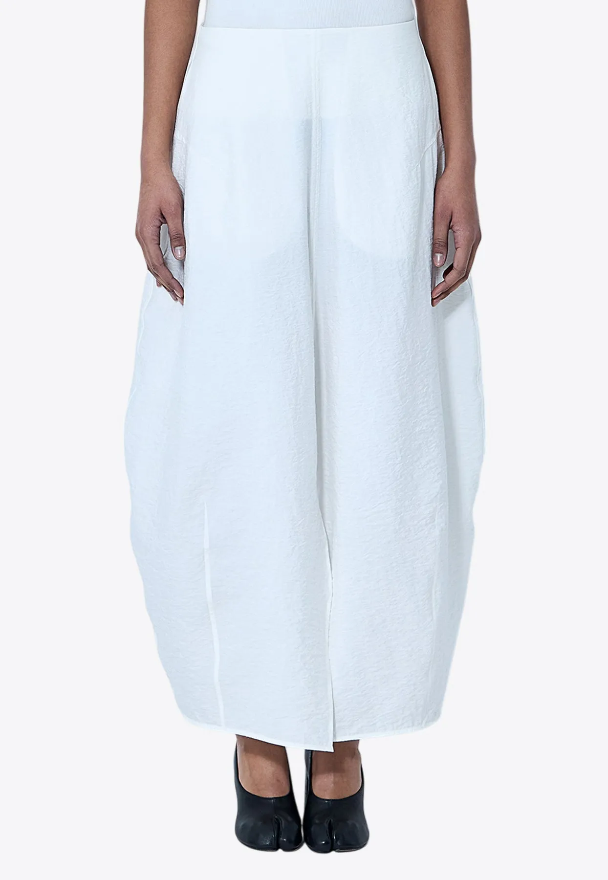 Parachute A-Line Maxi Skirt