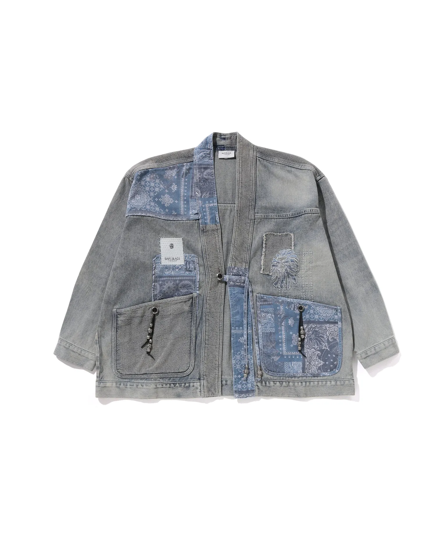 Patchwork Raw Edge Kimono