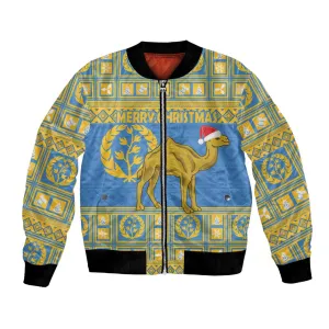 Personalized Eritrea Emblem Bomber Jacket Ruhus Beal Lidet - Kente Pattern LT18