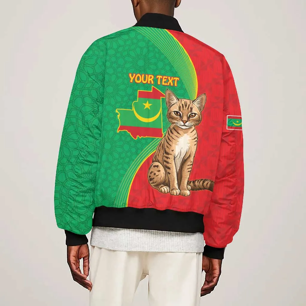 Personalized Mauritania Bomber Jacket Felis Lybica - Islamic Mix African Pattern LT15