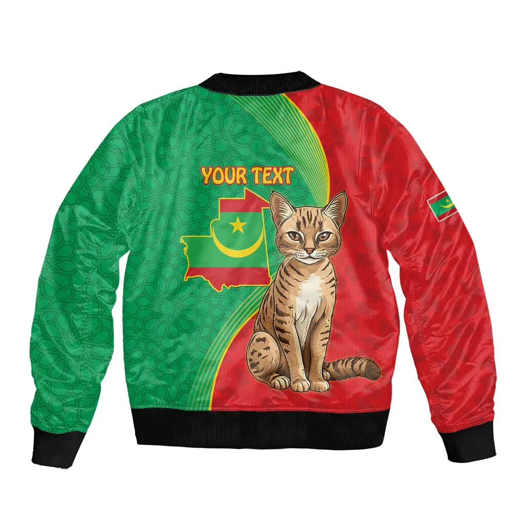 Personalized Mauritania Bomber Jacket Felis Lybica - Islamic Mix African Pattern LT15