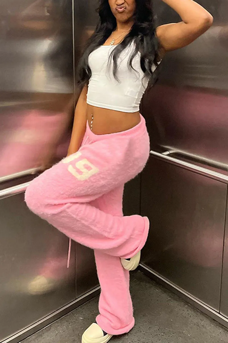 PI0173 Knitted Straight Long Pants