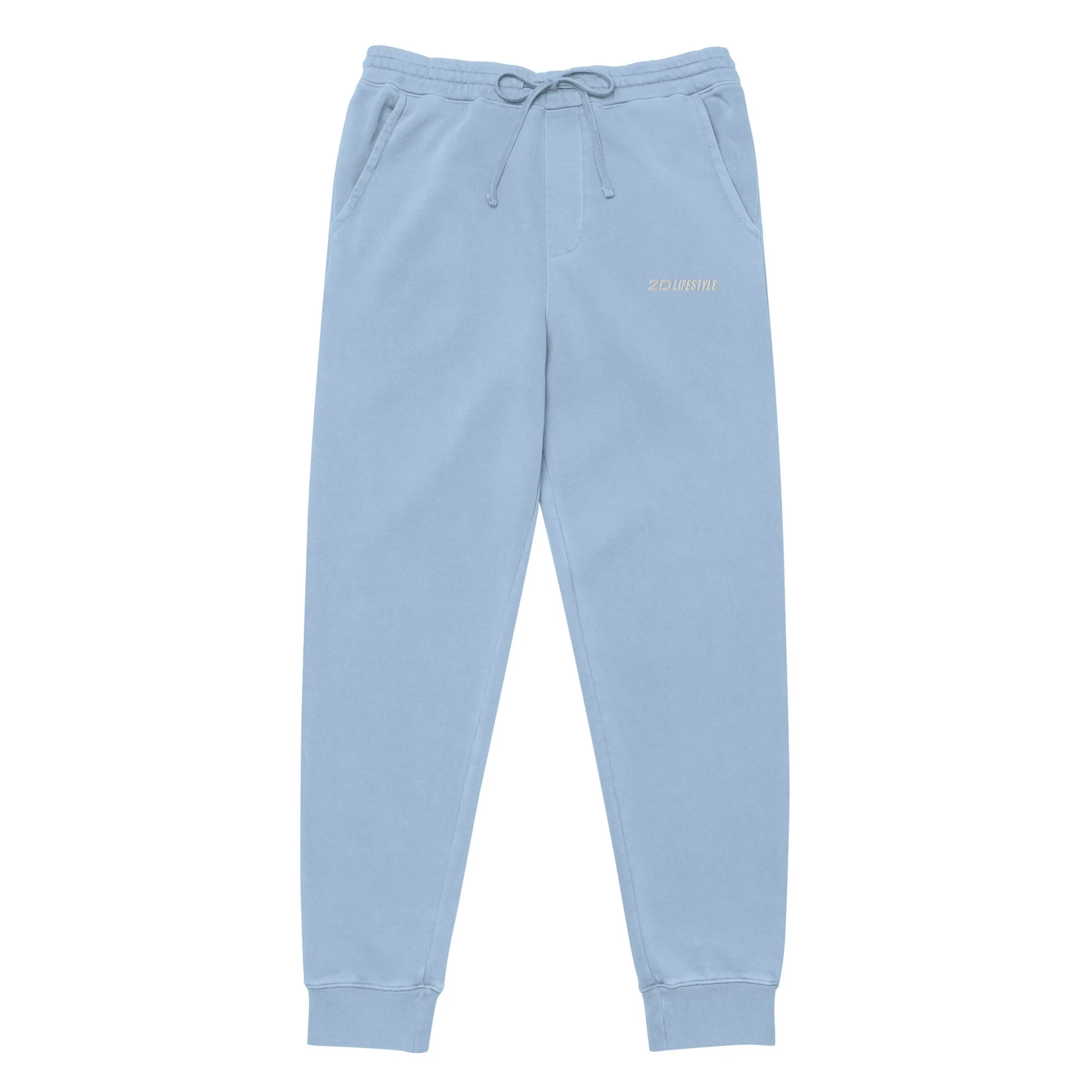 Pigment-dyed sweatpants (Light Blue)