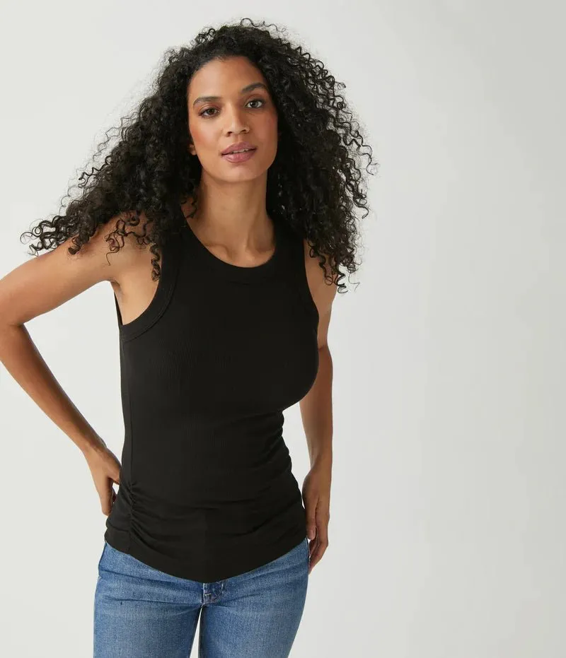PINA RACER FRONT CROP TOP