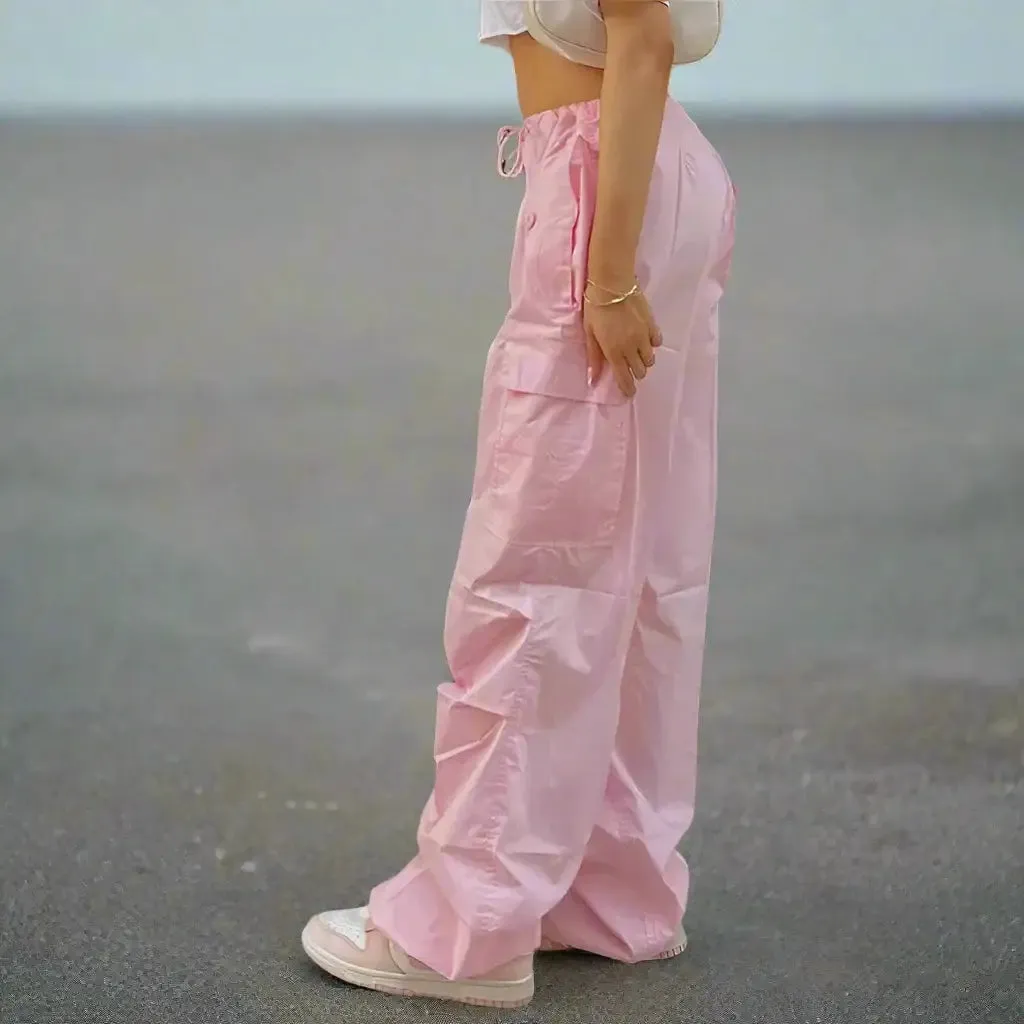 Pink Cargo Pants