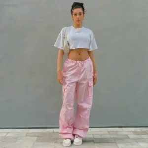 Pink Cargo Pants