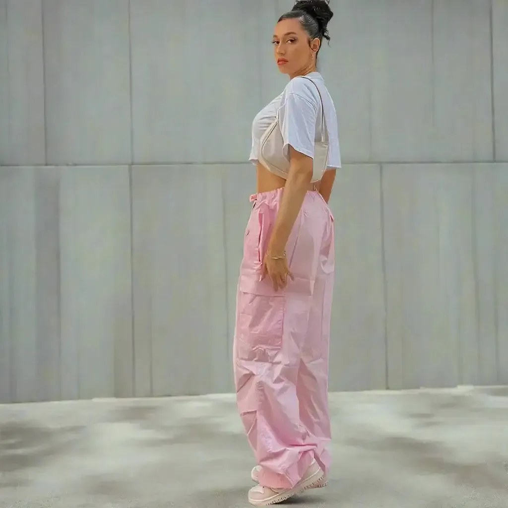 Pink Cargo Pants