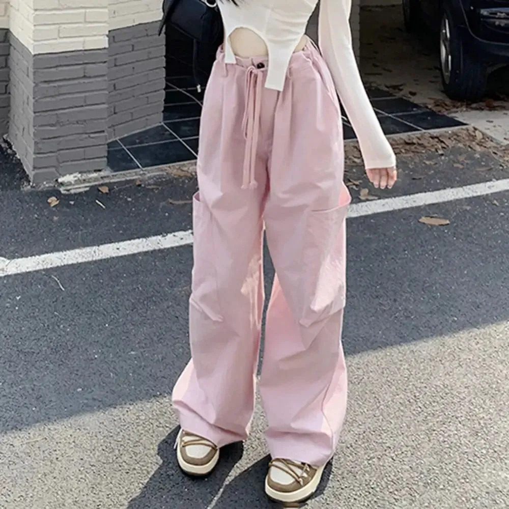Pink Y2K Stylish Unisex Sweatpants