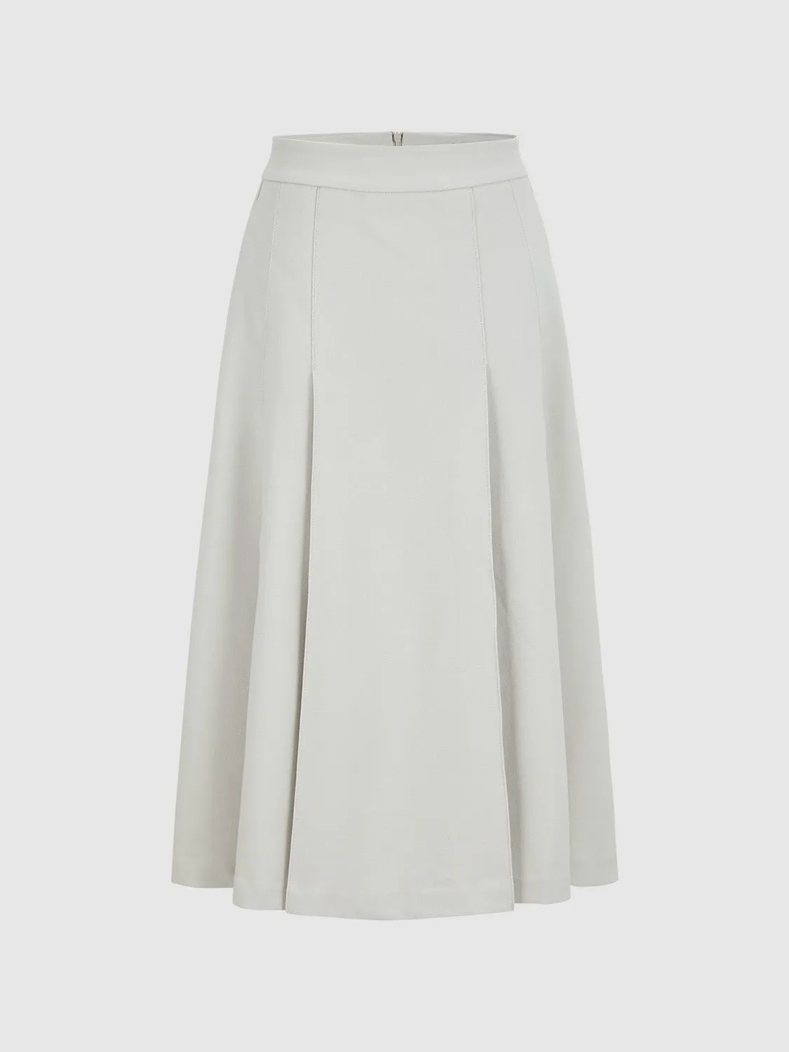Pleated A-Line Skirts